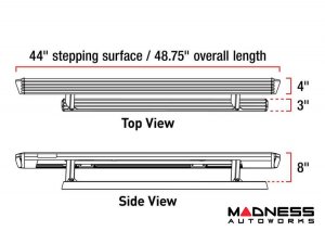 Ford Bronco Running Boards - ActionTrac Powered - 2 Door